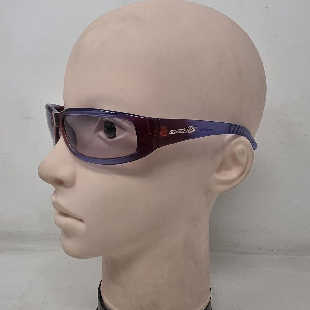 Vtg Arnette Sunglasses Red and Blue Frames and Lenses 4009-116/2B Made In Italy